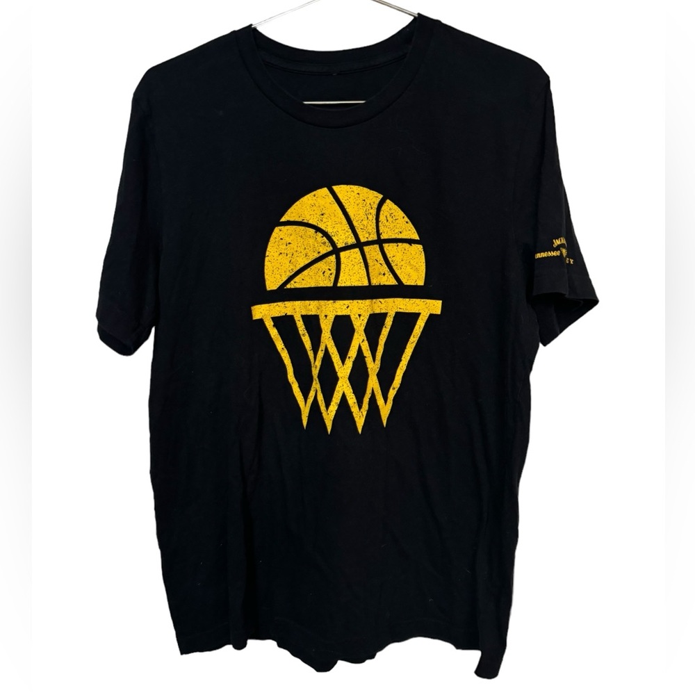 Jack Daniels Tennessee Honey Liquor Basketball IOWA Soft Men’s XL T-Shirt